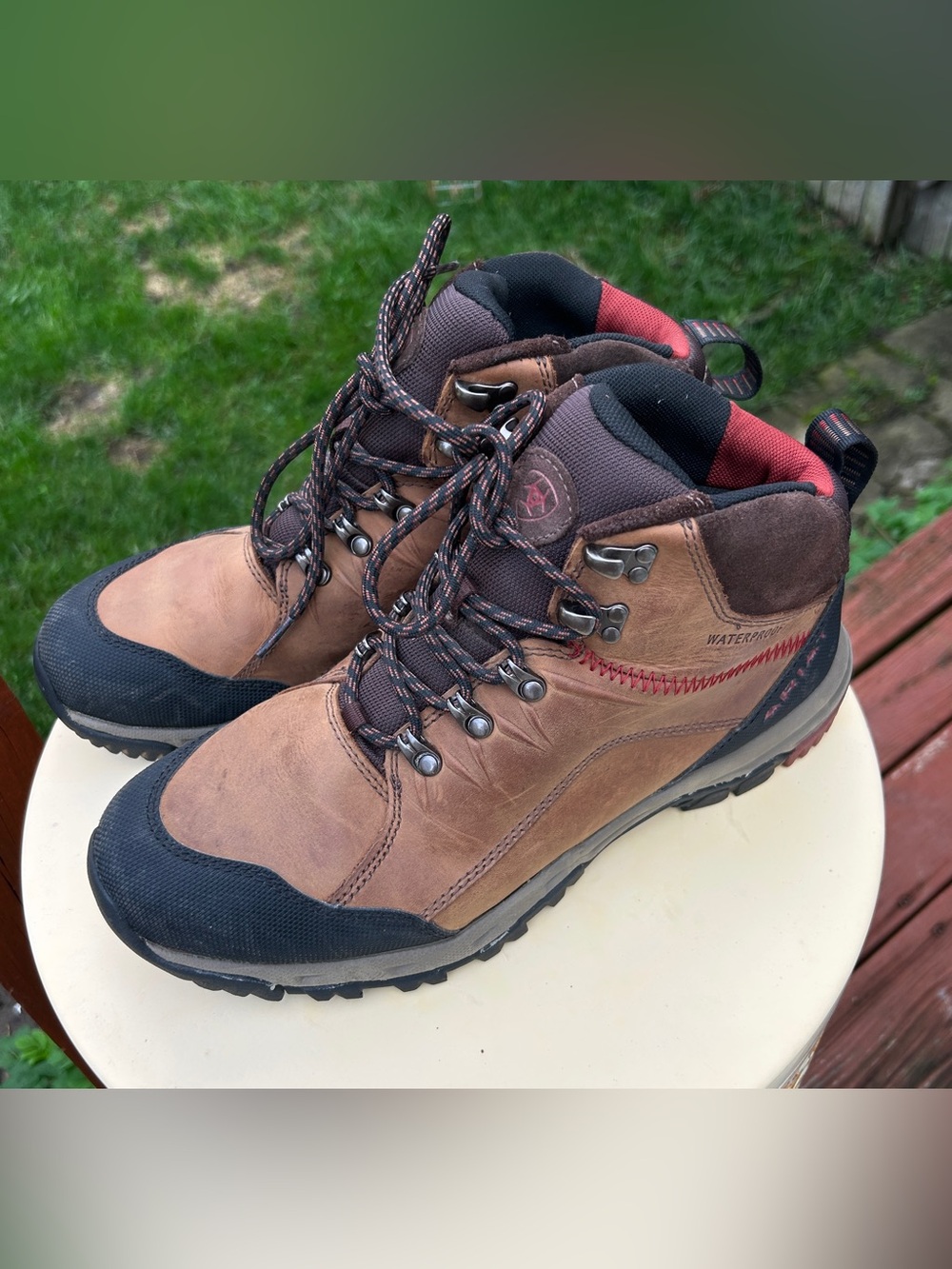 Ariat Skyline Mid H2O Men’s 10 EE Waterproof Leather Hiking Boots 10021784